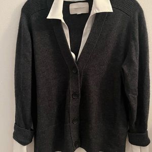 Brochu Walker Sweater with faux blouse